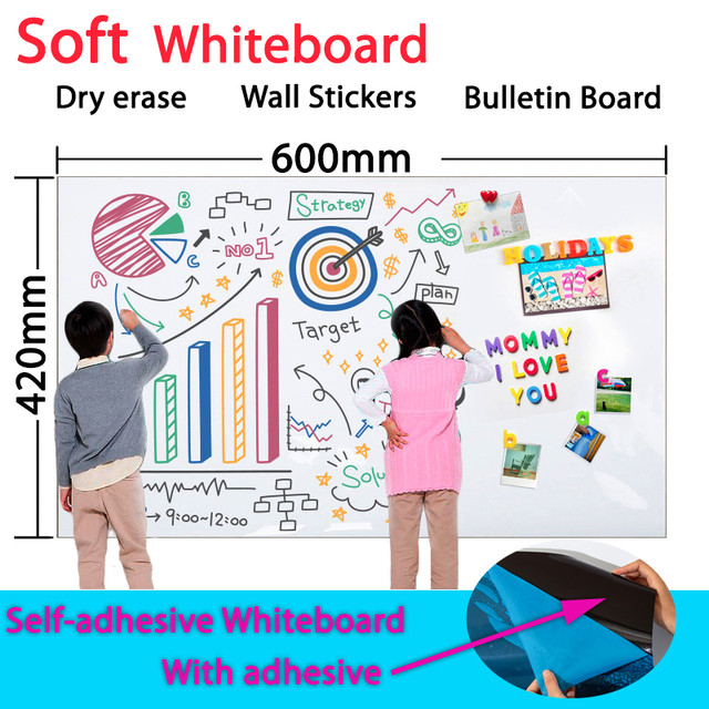 Whiteboard Self-adhesive White Wall